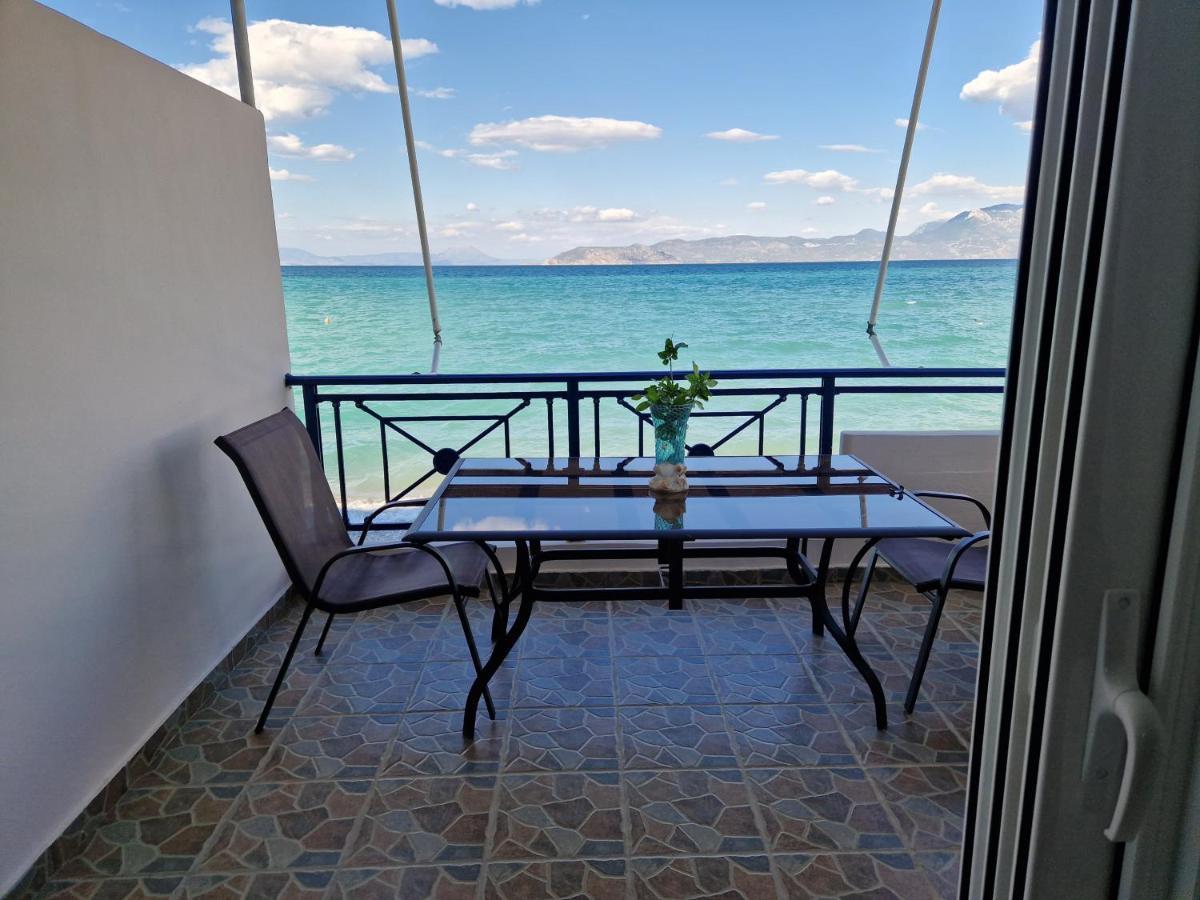 Apartmán Korinthian Sea View Nerántza Exteriér fotografie
